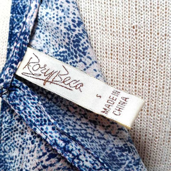 Rory Beca 100% Silk Snakeskin Print Racerback Tank Sheath Mini Dress Size Small - Picture 9 of 10